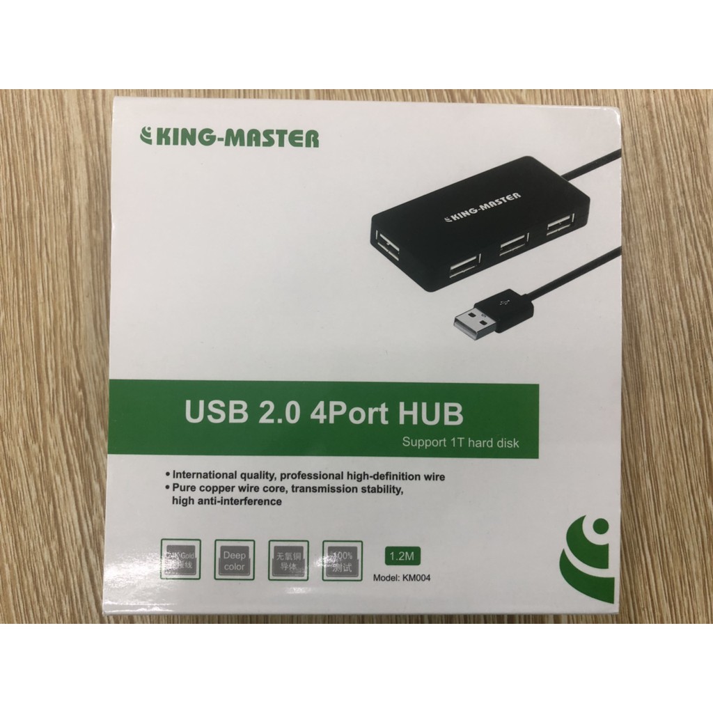 Hub USB 2.0 4 Port KINGMASTER KM004