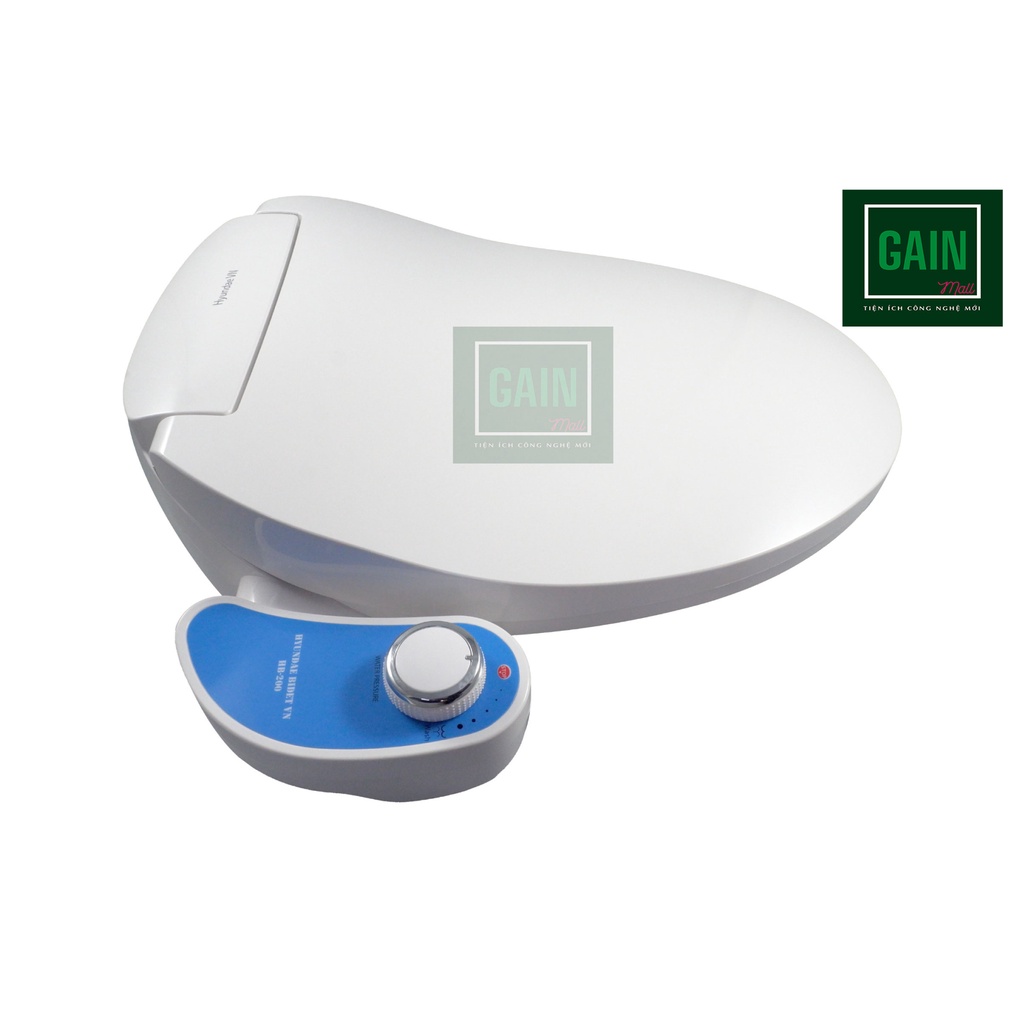 Nắp Bồn Cầu Thông Minh Hyundae Bidet HB200 BH 3 Năm Đổi Lỗi 15 Ngày, 1 vòi phun, Công nghệ 100% Hàn Quốc