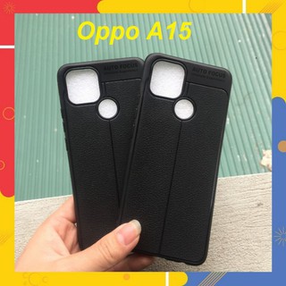 Ốp lưng Oppo A15 Vân da Auto Focus