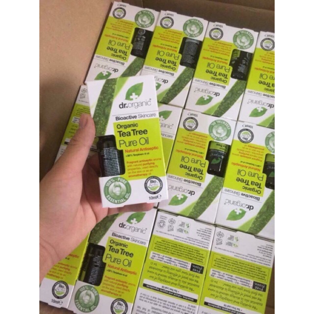 Tinh Dầu Tràm TEA TREE OIL DR ORGANIC ĐỦ BILL ANH