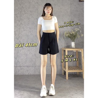 Quần Short Cạp Cao 2 Cúc 2088