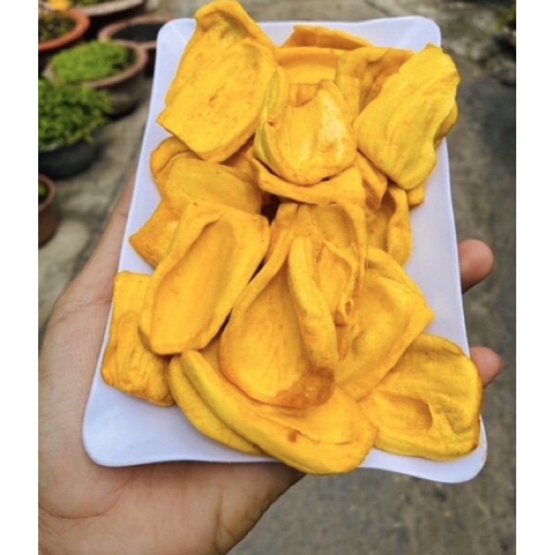 Mít Thái Xuất Khẩu Sấy Mộc Đặc Sản Đà Lạt _ Lon Pet 230gr_ Ăn là mê ngay - VỆ SINH ATTP