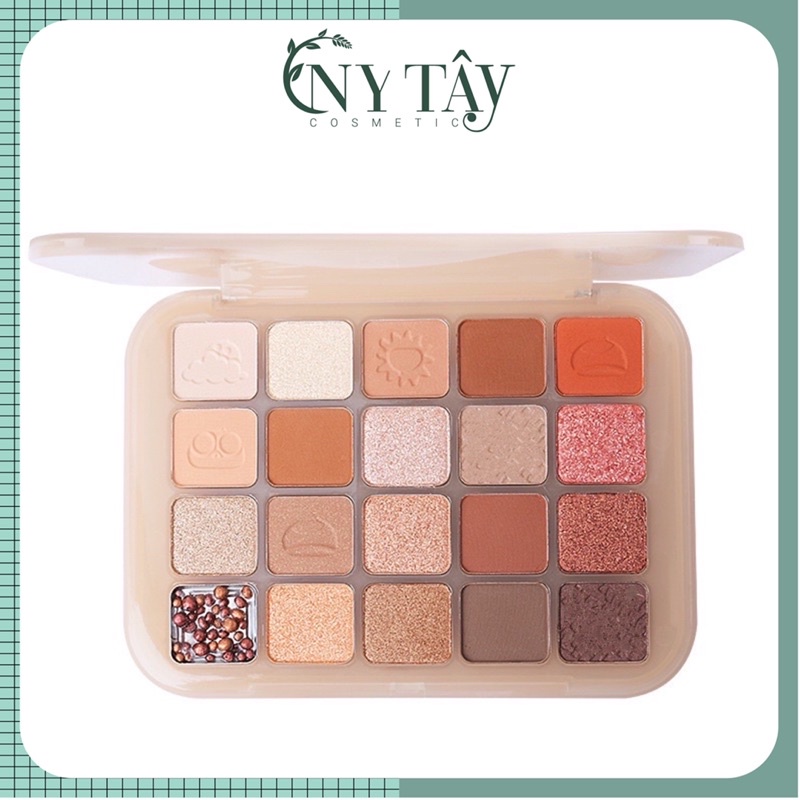 Bảng Mắt 20 Ô Kiss Mophy Chestnut, Gam Màu Hot Trend