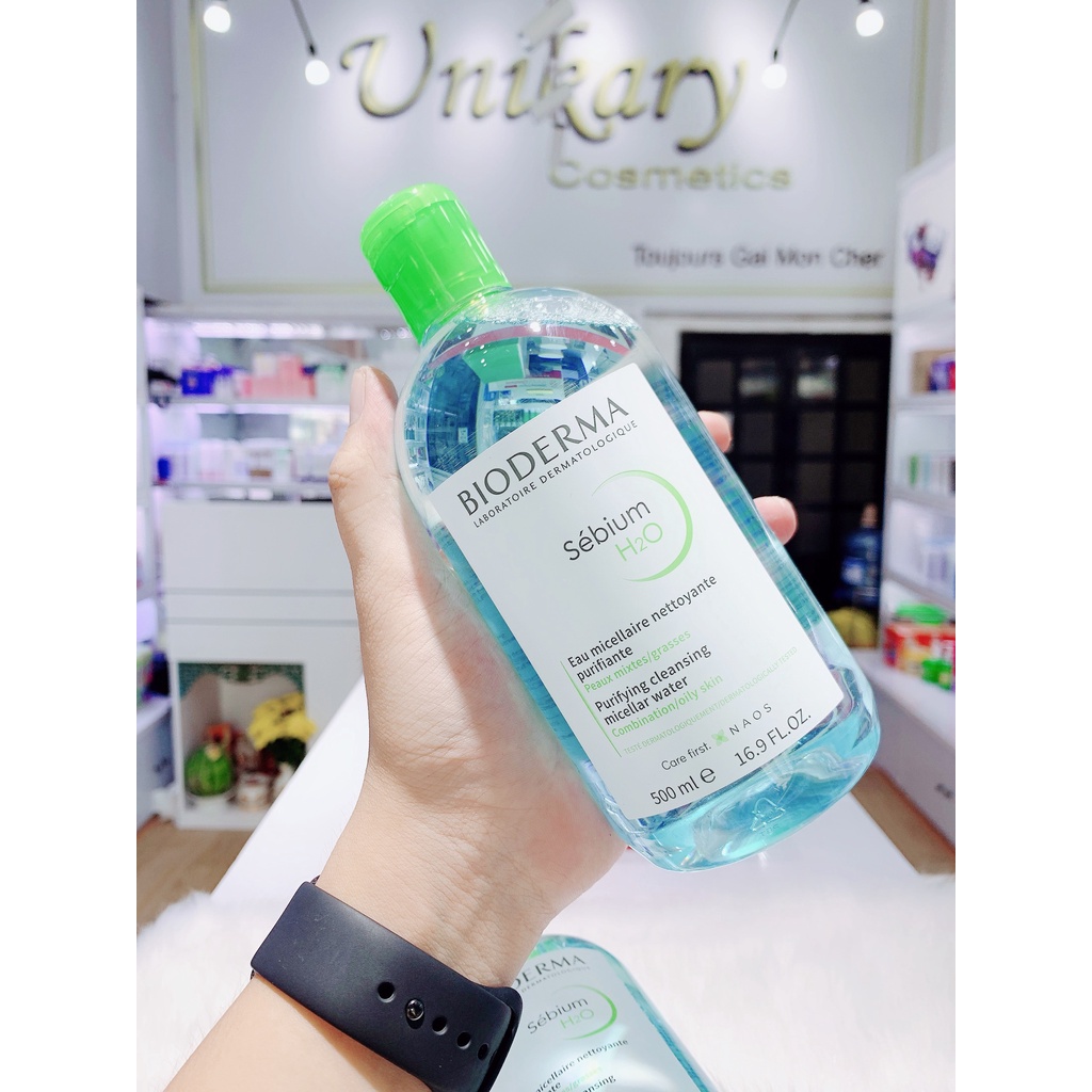 [Chính hãng] Nước tẩy trang Bioderma Pháp 500ml {{UniKary Cosmetics - Mỹ Phẩm Chính Hãng}}