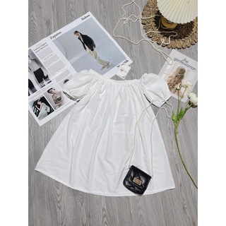 Áo trễ vai baby doll