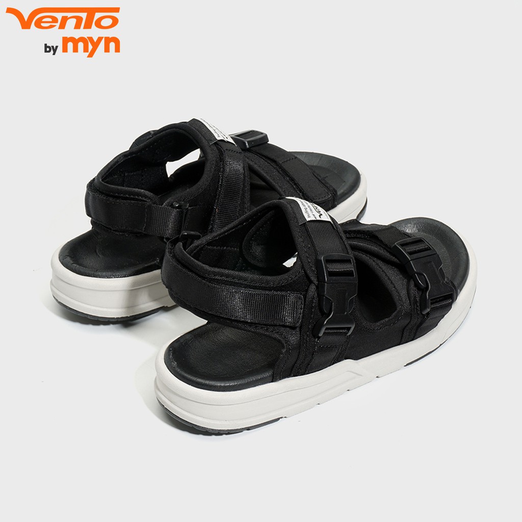 [Mã SKAMLTSM9 giảm 10% đơn 99K] [Freeship] Sandal Vento Unisex SD1002 Đen ghi - Đế IP chống trơn trượt