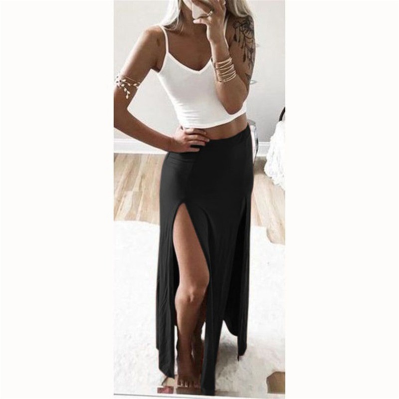 Summer Fashion Women Long Skirts Sexy Split Pencil Skirts Dress | BigBuy360 - bigbuy360.vn