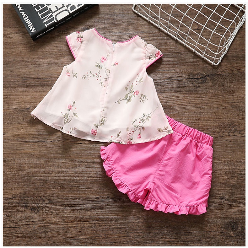 Bộ Hán Phục Thời Trang Trung Hoa Xinh Xắn Dành Cho Bé Gái 1-6 Tuổi