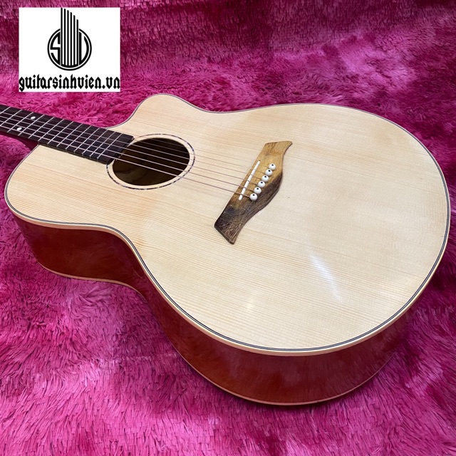 ĐÀN GUITAR ACOUSTIC TẬP CHƠI CÓ TY CHỈNH CẦN SIÊU KINH ĐIỂN