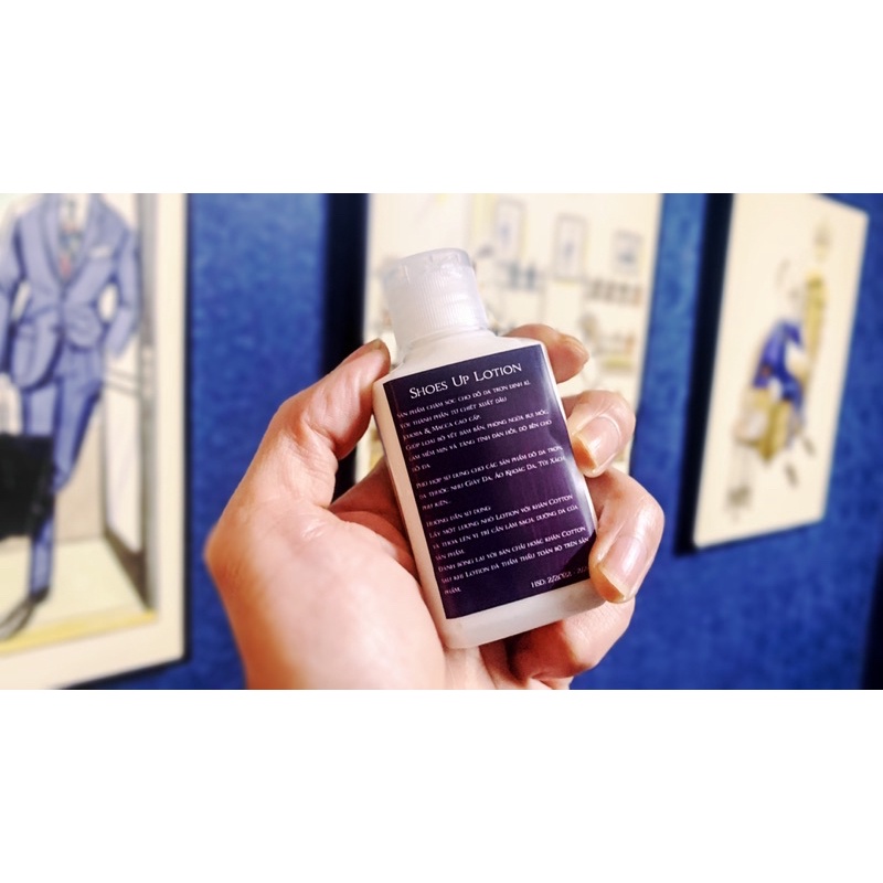 Shoes Up Leather Lotion - Sữa vệ sinh & dưỡng da dịu nhẹ Túi xách,Giày Da, phụ kiện đồ da.