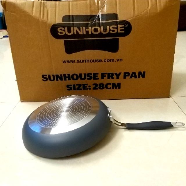 CHẢO CHIÊN CERAMIC ĐÁY TỪ SUNHOUSE SIZE 26,28,30