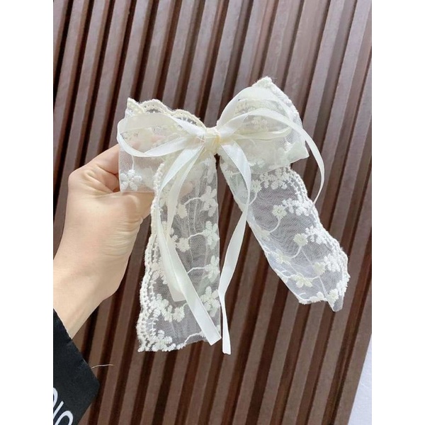 [ GIÁ SIÊU RẺ ] BỜM REN ĐUÔI DÀI ĐÍNH ĐÁ
