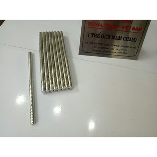 Nam châm đất hiếm 5x2mm,nam châm trắng siêu cường kích thước nhỏ gọn