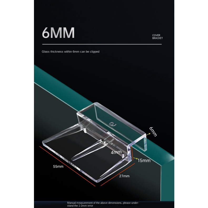 Giá Đỡ acrylic 6MM 8MM 10MM 12MM Dùng Bảo Vệ Bể Cá Kính