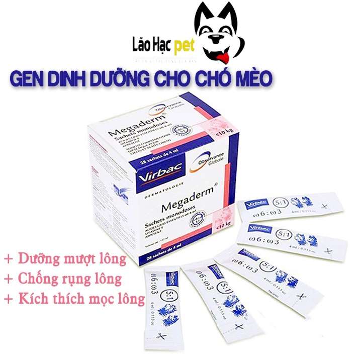 Dinh dưỡng chó mèo - Hộp Gel Dinh Dưỡng Virbac Megaderm