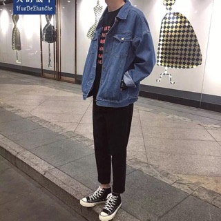 Áo jean nam unisex