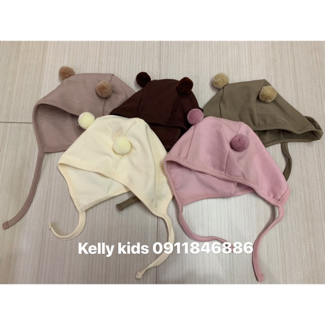 Mũ cotton quả bông cho bé