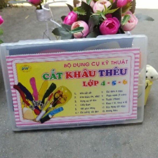 bộ cắt khâu thêu lớp 4,5