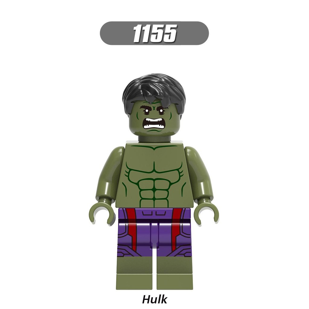 Mô hình nhân vật siêu anh hùng mavel Hulk Hawkeye Người Nhện Scarlet Đội trưởng Mỹ X0244