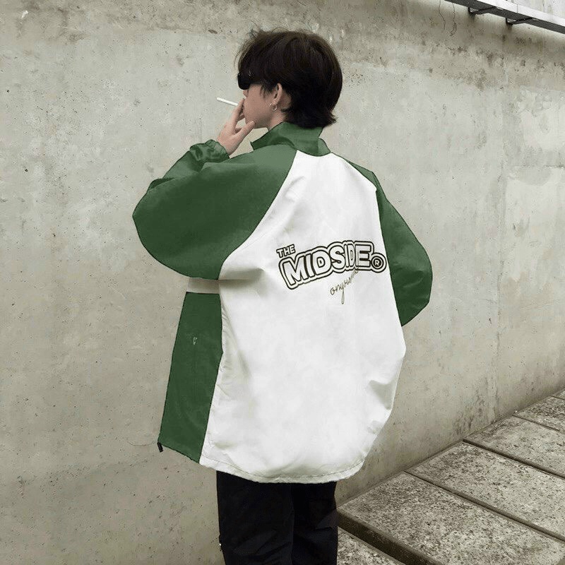 Áo Khoác Dù In The MIDSIDE Phong Cách Trẻ Trung Thời Trang Hàn Quốc