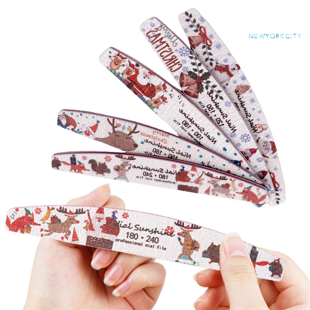 Dũa Móng Tay Hình Bán Nguyệt Nhiều Màu Chuyên Nghiệp