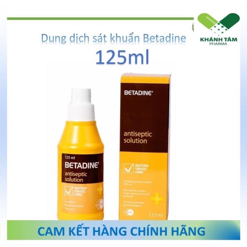 BETADINE - Dung dịch sát khuẩn 30ml/ 125ml