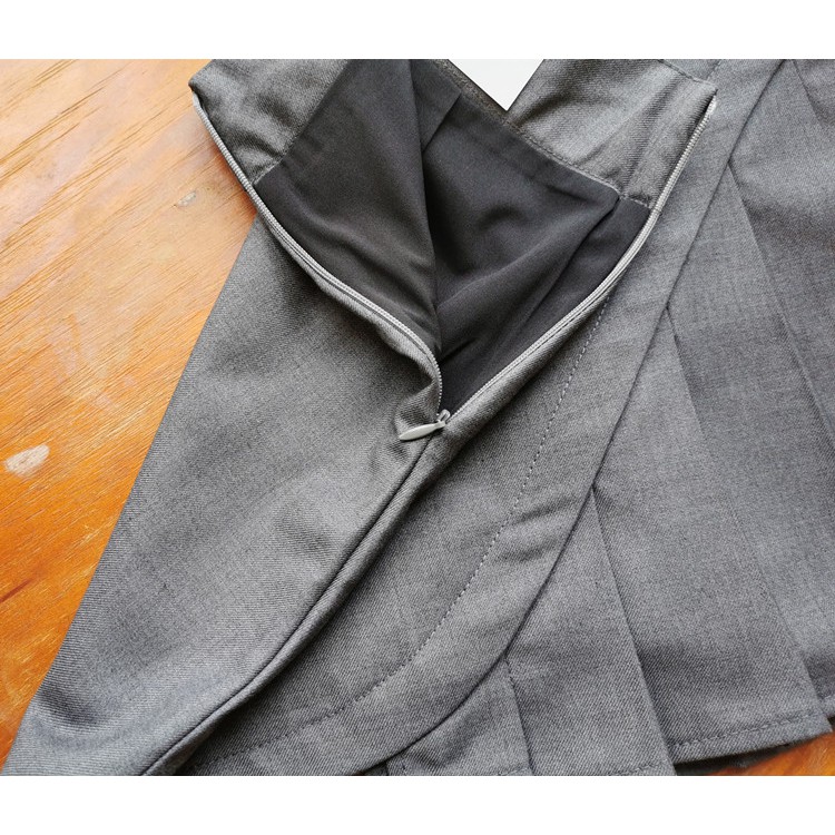 LEEVA - Chân váy xếp ly phối màu cá tính CV007 | BigBuy360 - bigbuy360.vn