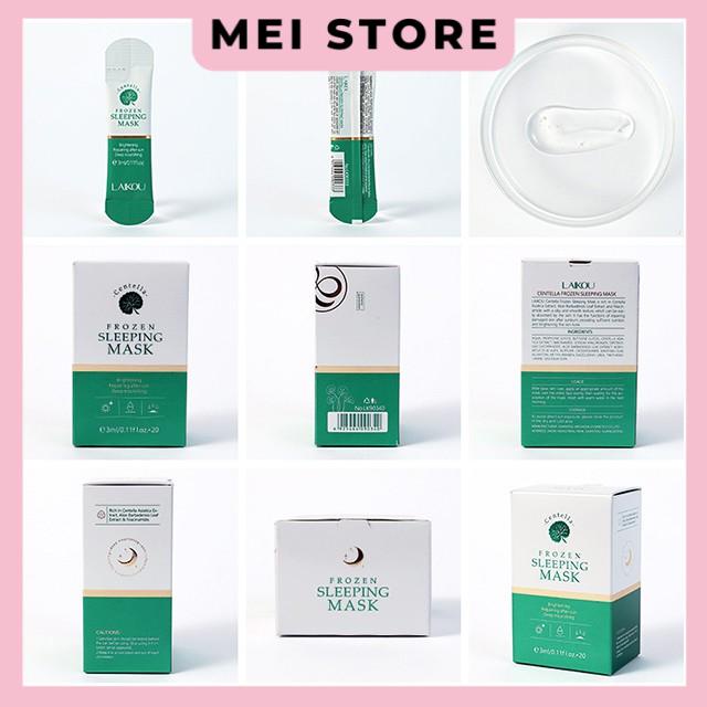 Mặt nạ LaiKou Collagen Centella Frozen Sleeping Mask - Hộp 20 Gói