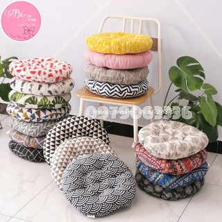 Đệm Tròn💖FREESHIP💖Gối Sofa Ngồi Bệt Kiểu Bắc Âu Họa Tiết ( Nhiều Màu)