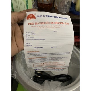 NỒI CƠM ĐIỆN ( KIM CƯƠNG ) NẮP RỜI 1,5lít