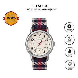 Đồng hồ unisex Timex Weekender - TW2P89600 Sọc Caro đỏ - Chính Hãng