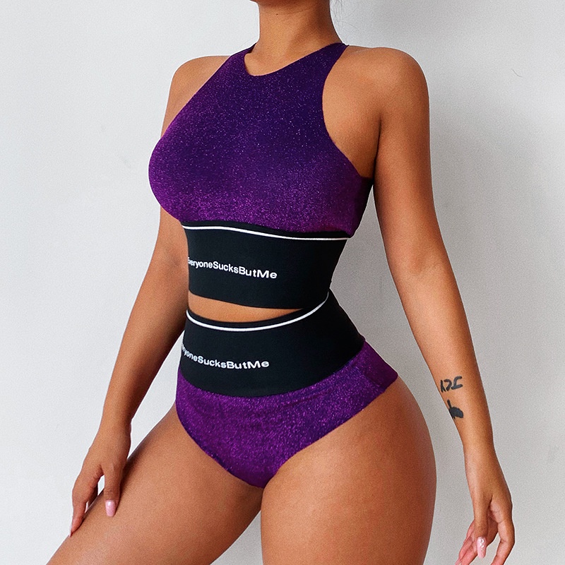 Set Áo Tank Top + Quần Sọt Lưng Cao Thiết Kế Đơn Giản Năng Động
