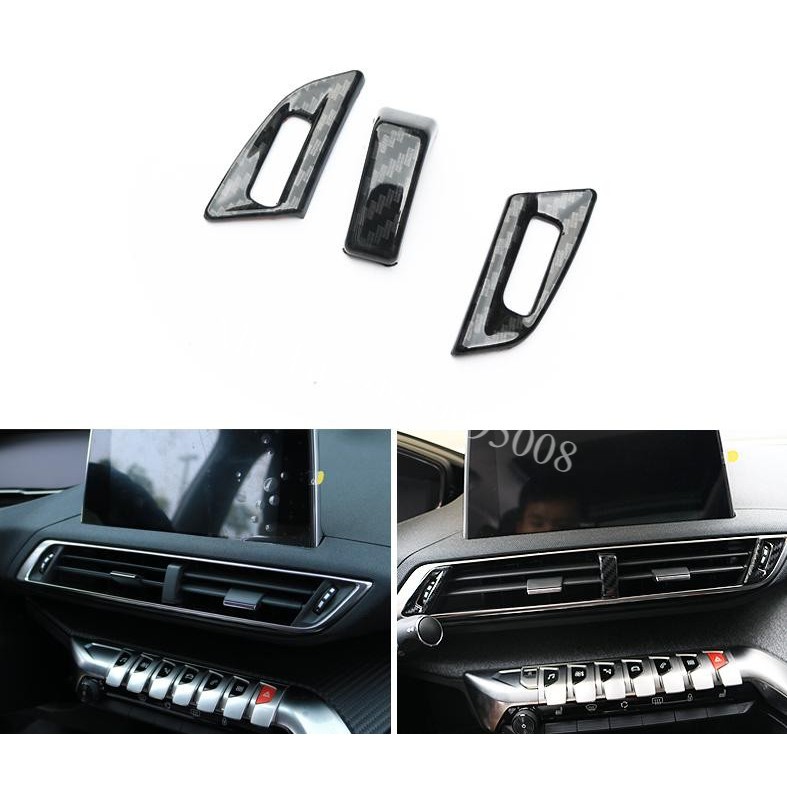 Ốp carbon khe gió trung tâm xe Peugeot 5008 Peugeot 3008 All New