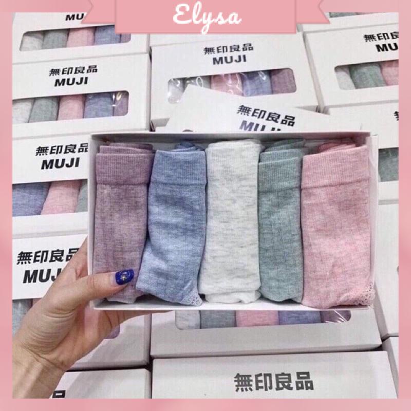 Hộp 5 Quần Lót Nữ Muối Tiêu Kháng Khuẩn