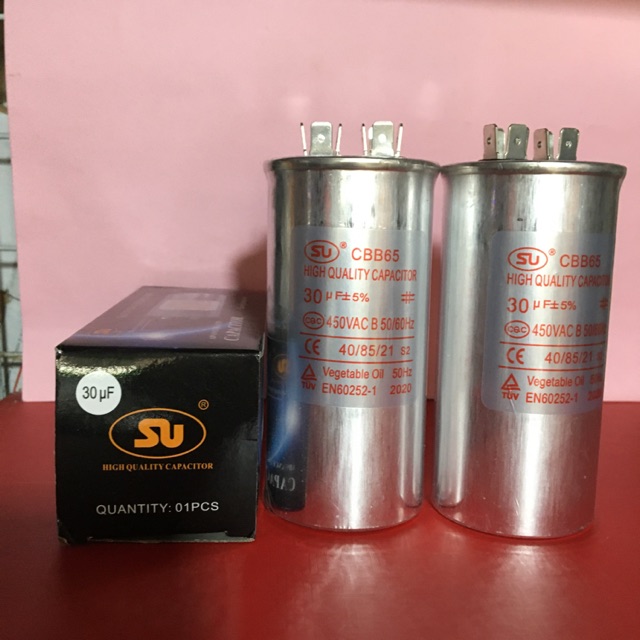 Tụ dầu ngâm 30 uf-450 VAC(SU)CBB65