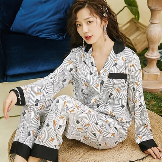 EVA - Bộ Đồ Ngủ Pijama Lụa Đồ Mặc Nhà Cao Cấp Siêu Mềm Không Nhăn Nhàu