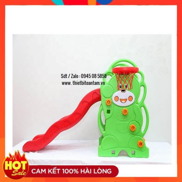 ( giá rẻ nhất ) Cầu trượt bóng rổ hình gấu - món quà ý nghĩa cho bé yêu nhà bạn