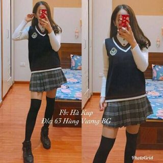 Áo Len Gile Học Sinh Hàn Quốc