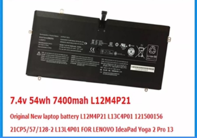 IN LENOVO L12M4P21 L13S4P21 YOGA 2 PRO 54Wh Zin | BigBuy360 - bigbuy360.vn