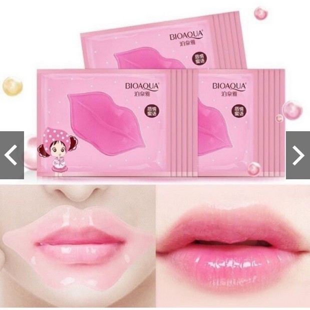 (hàng Mới Về) Mặt Nạ Môi Bioaqua Chứa Collagen Hồng - Màu Hồng | BigBuy360 - bigbuy360.vn
