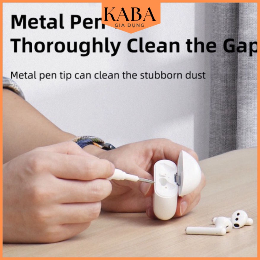 bộ vê sinh tai nghe airpod cọ vệ sinh airpods bluetooth không dây thông minh dành cho Airpods 1 2 3 Pro KABA