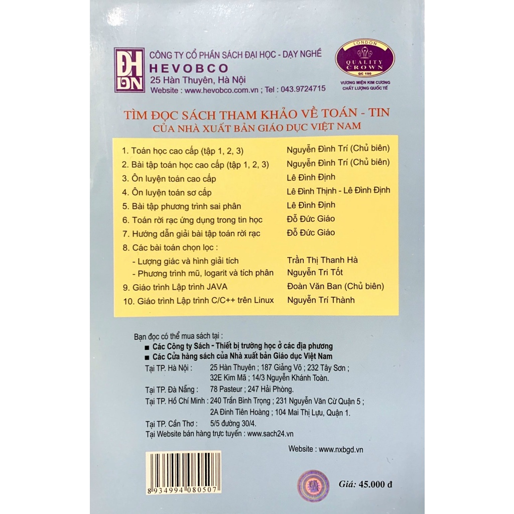 Sách - Combo 2 cuốn Ôn Luyện Toán Sơ Cấp Tập 1 + Tập 2