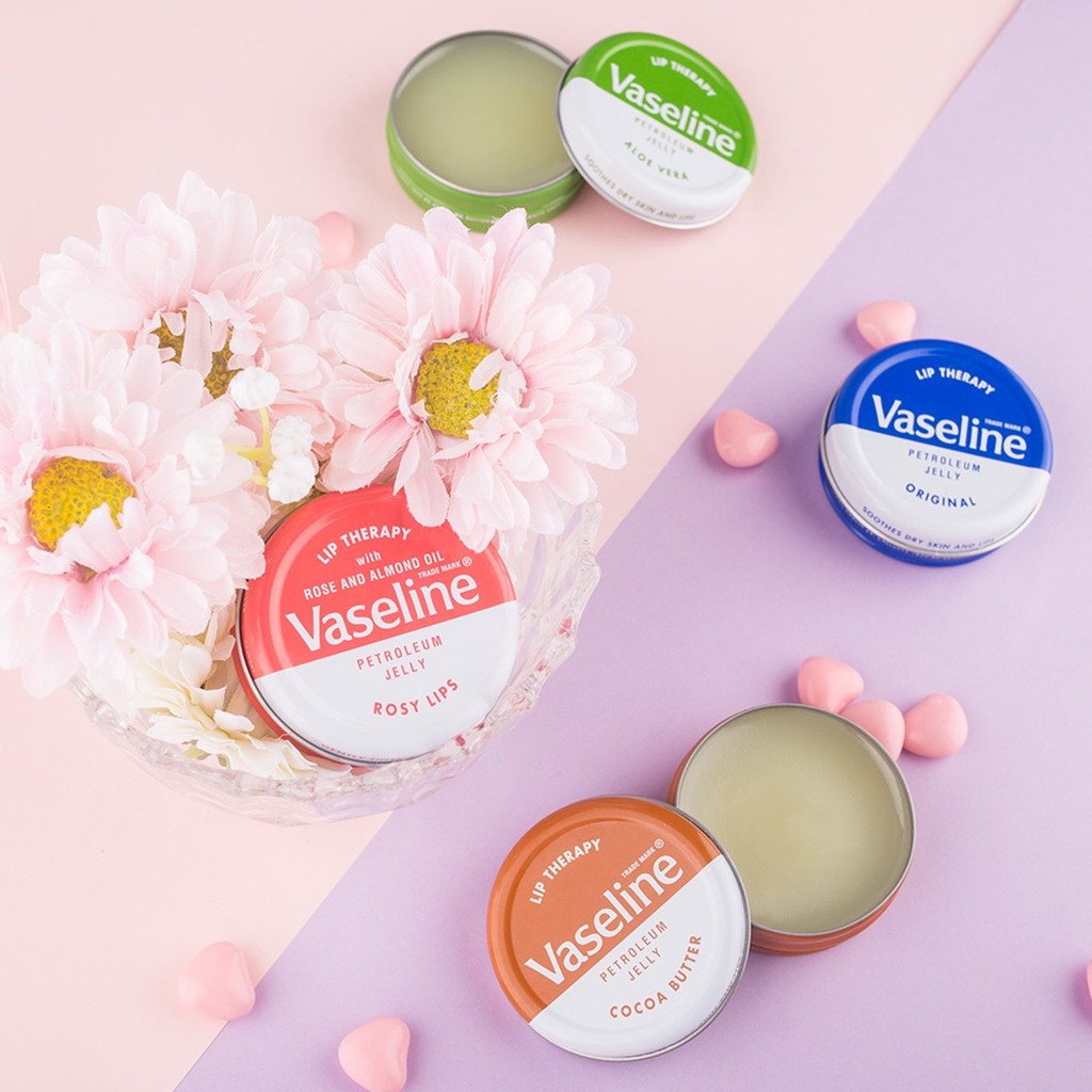 Vaseline dưỡng môi hộp thiếc 20g