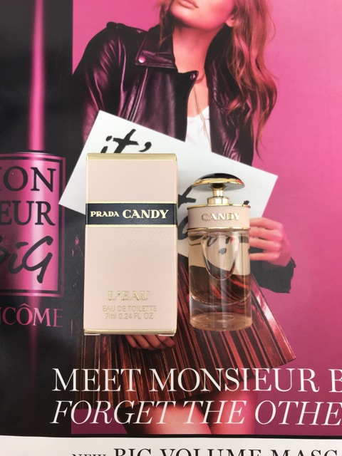 HOT Nước hoa nữ PRADA Candy L'Eau 7ml Cam kết chính hãng , hỗ trợ đổi trả trong 7 ngày <<<<< !! !