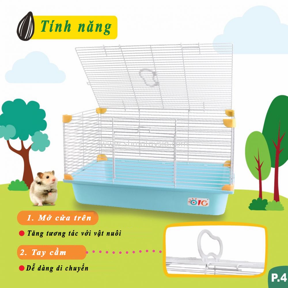 Lồng đơn giản cho hamster OIC