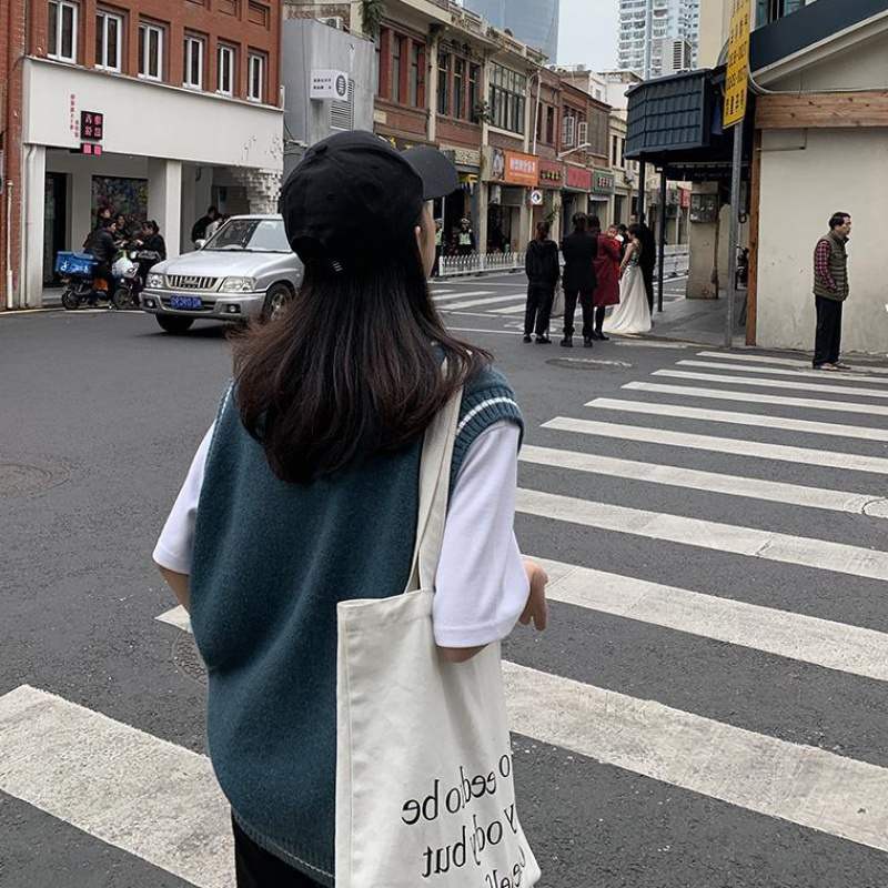 [SẴN] Áo gile len nữ Ulzzang Quảng Châu AGL12 | BigBuy360 - bigbuy360.vn