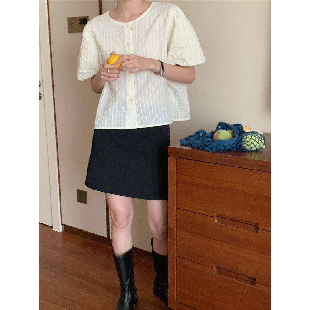 Áo Thun Cổ Tròn Ngắn Tay Thời Trang Hàn Quốc Đơn Giản 53696