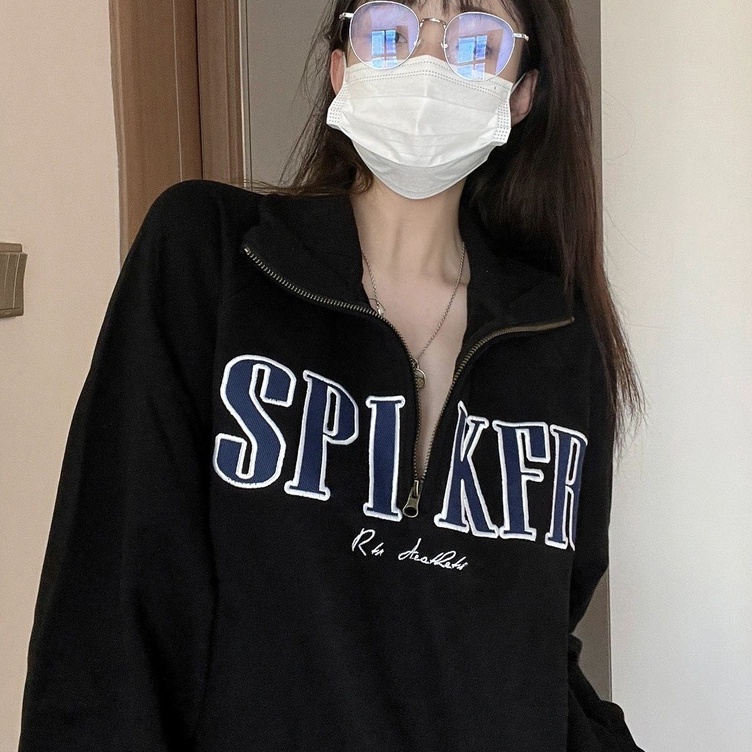 Áo thun polo tay dài cổ bẻ năng động thời trang Hàn Quốc