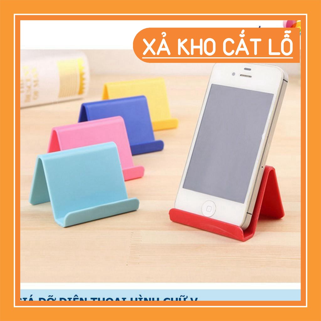 Xả kho - GIÁ ĐỠ ĐIỆN THOẠI HÌNH CHỮ V (Giao Màu Ngẫu Nhiên)