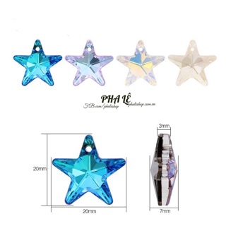 Mặt Dây Chuyền Pha Lê Swarovski Ngôi Sao S20mm